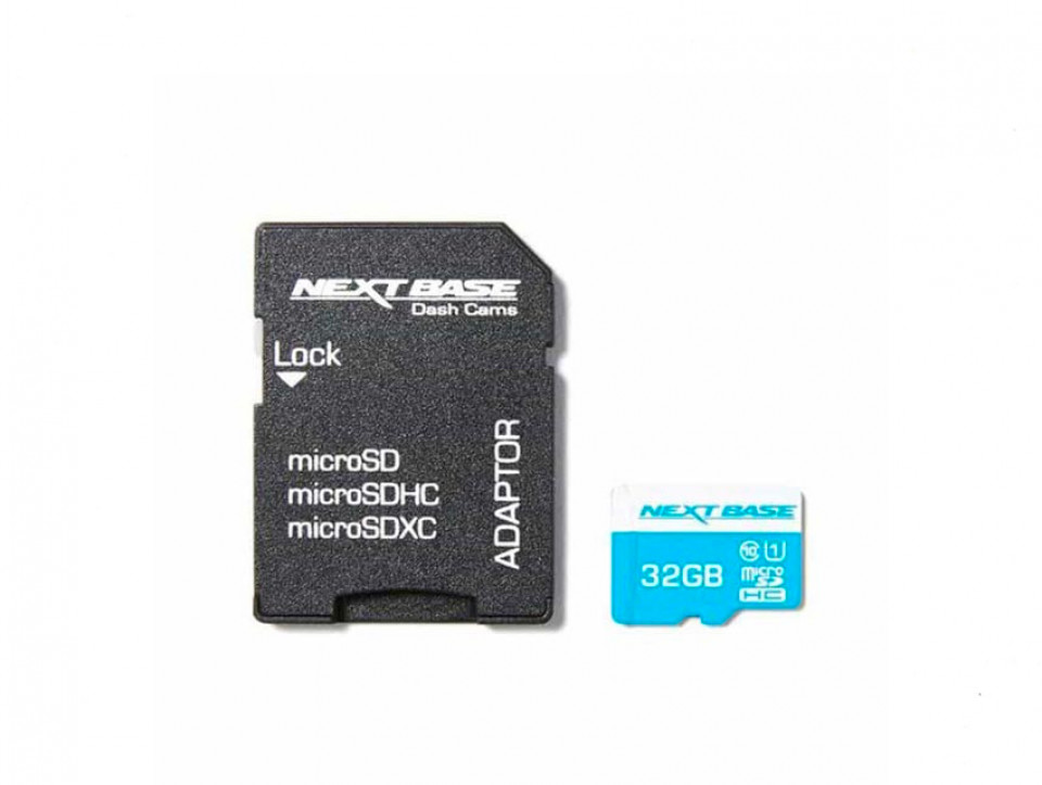 Card micro SD 32 GB cu adaptor, Nextbase NBDVRSD32GBU1